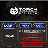 2005-2024 Nissan Frontier 3" Lift Kit with Add A Leafs