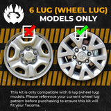 Carrier Bearing Drop Kit for 2005-2023 Toyota Tacoma 6 Lug