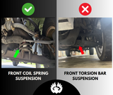 1998-2011 Ford Ranger 3" Front 1.5"-2" Rear Lift Kit 2WD Models w/ Leaf Springs (Front Coil Spring Suspension)