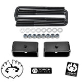 TORCH 2" Rear Lift Kit for 1995-2023 Toyota Tacoma 2WD 4WD TRD SR5 Tapered Blocks