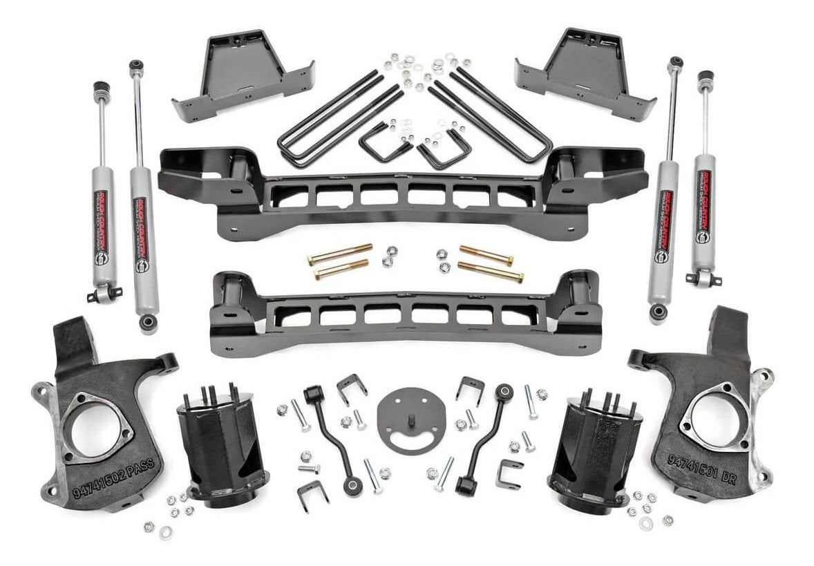 6.0 inch GM NTD Suspension Lift Kit 99-06 1500 PU 4WD Rough Country