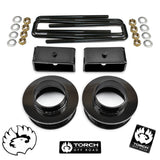 1992-1999 Chevy GMC Suburban Tahoe Yukon C1500 C2500 C3500 2" Full Lift Kit 2WD ONLY (Front Coil Spring Suspension)