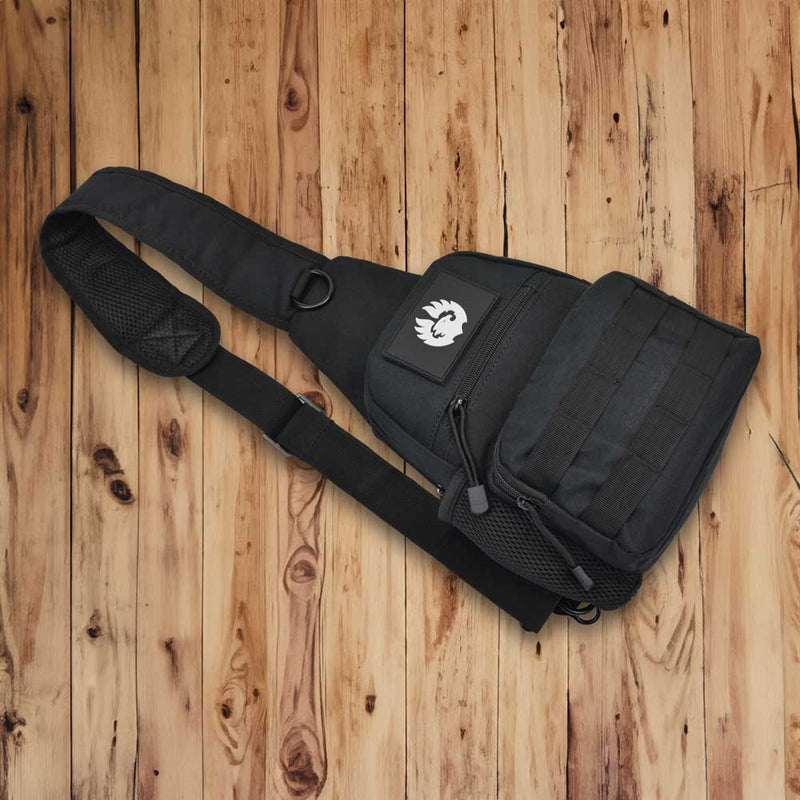 TORCH Everyday Carry Gear - Crossbody Chest Bag V2 | Black