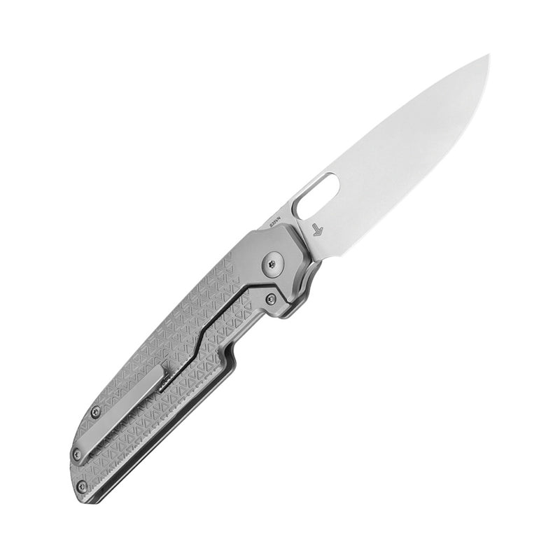 Kizer Varatas S35VN Blade Titanium Handle Ki3637A1 (3.27" Stonewashed)