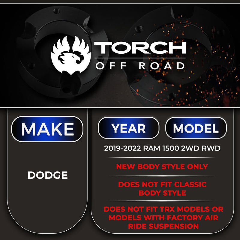 2019-2022 Dodge Ram 1500 3" Lift Kit (2WD NEW Body Style)