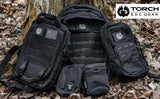 TORCH Everyday Carry Gear - MOLLE Medical Pouch | Black 4-Pack