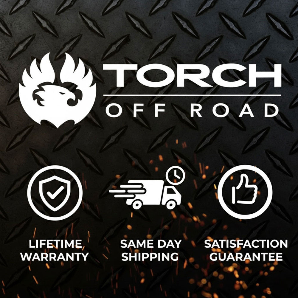 TORCH 2.5 Degree Universal Axle Shims for Leaf Springs and Lift