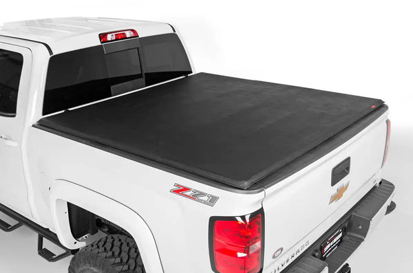 Bed Cover | Tri Fold | Soft | 6'7" Bed | Chevy/GMC 1500 Truck 2WD/4WD