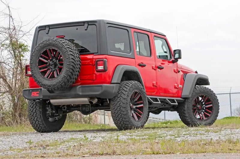 Contoured Drop Steps | 4 Door | Jeep Wrangler JL (21-24)/Wrangler Unlimited (18-24)