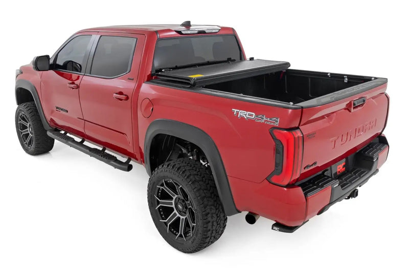 Hard Low Profile Bed Cover | 5'7" Bed | Cargo Mgmt | Toyota Tundra (22-24)