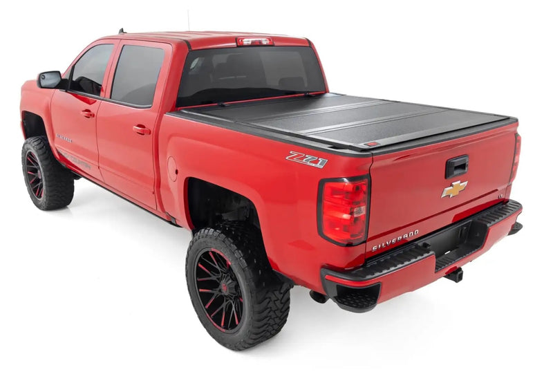 Hard Tri-Fold Flip Up Bed Cover |Chevy/GMC 1500/2500HD/3500HD (14-19)