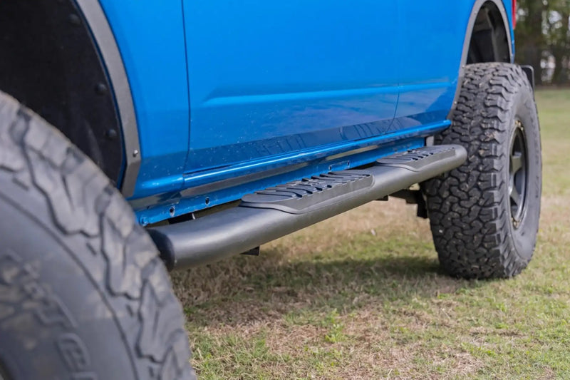 Oval Nerf Steps | 4-Door | Black | Ford Bronco 4WD (2021-2024)