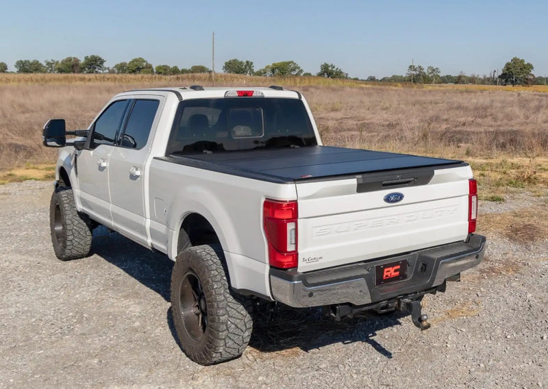 Hard Tri-Fold Flip Up Bed Cover | 6'10" Bed | Ford F-250/F-350 Super Duty (17-23)