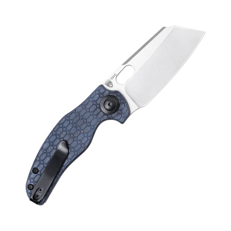 Kizer Sheepdog C01C Liner Lock Knife Blue Richlite Handle V4488C3 (3.30" Satin)