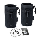 TORCH Everyday Carry Gear - MOLLE Bottle Holder | Black 2-Pack