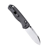 Kizer Drop Bear Clutch Lock Aluminum Gunmetal V3619C1 (2.97" Satin)