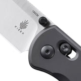 Kizer Drop Bear Clutch Lock Aluminum Gunmetal V3619C1 (2.97" Satin)