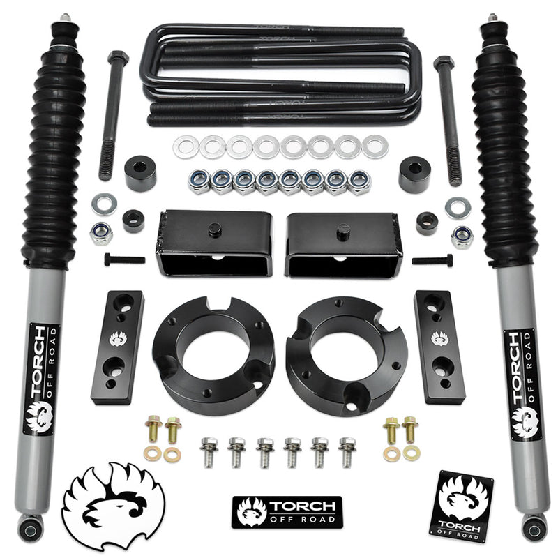 2005-2023 Toyota Tacoma 3" Front Full Lift Kit w/ Differential Drop, Sway Bar Relocation Kit, and Extended Rear Shocks