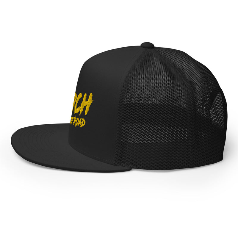 Trucker Cap (Yellow Spray Paint High Profile)