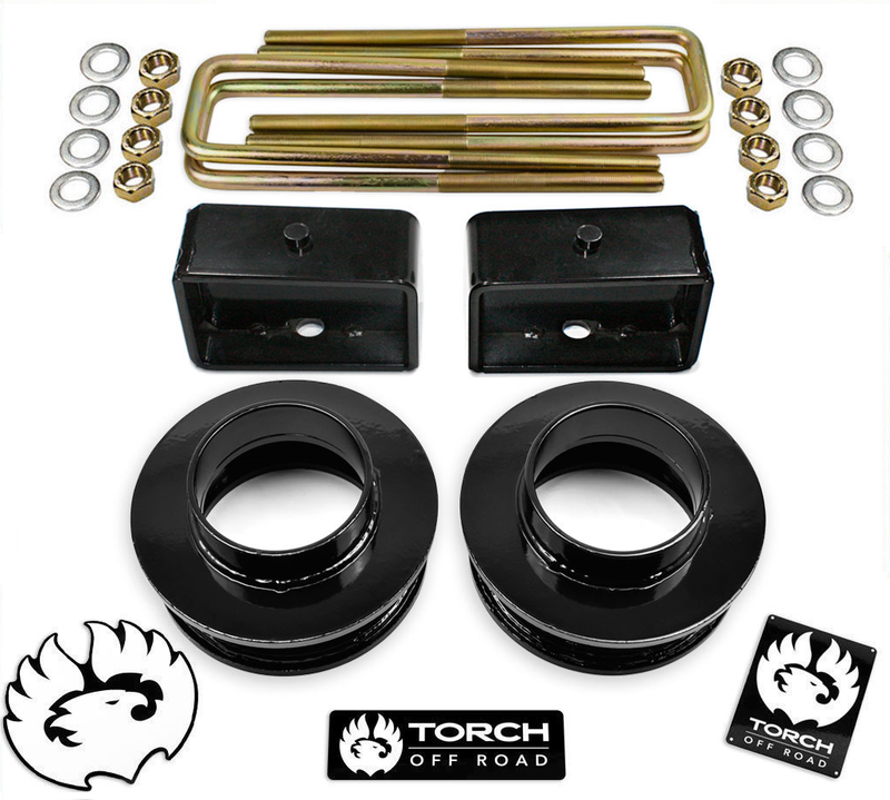 1992-1999 Chevy GMC Suburban Tahoe Yukon C1500 C2500 C3500 3" Full Lift Kit 2WD ONLY (Front Coil Spring Suspension)