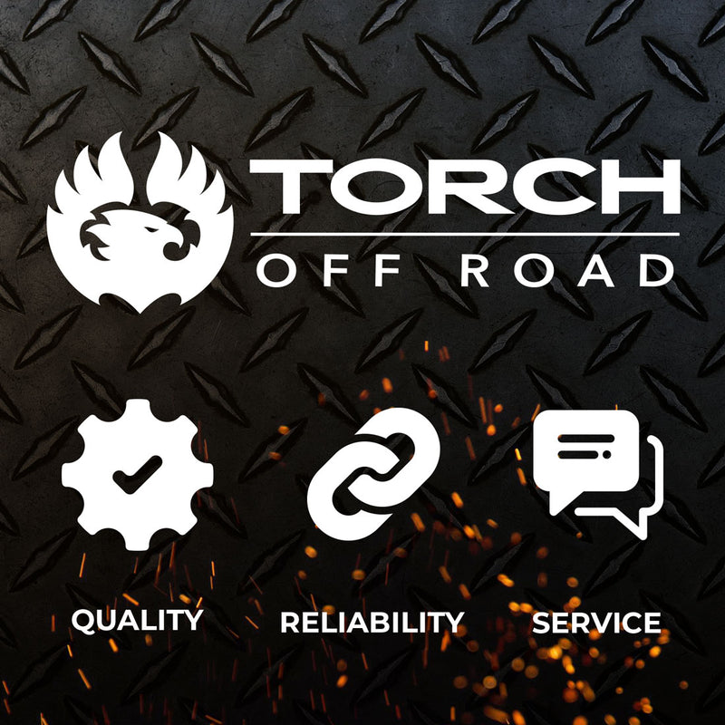 TORCH 2.5 Degree Universal Axle Shims for Leaf Springs and Lift Blocks