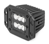 2-INCH SQUARE FLUSH MOUNT CREE LED LIGHTS - (PAIR | BLACK SERIES)