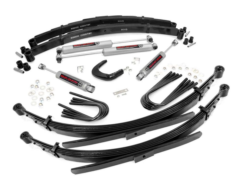4in GM Suspension Lift System for 1973-1976 GMC Chevy Pickup Suburban Blazer Jimmy 4WD (52" Rear Springs)