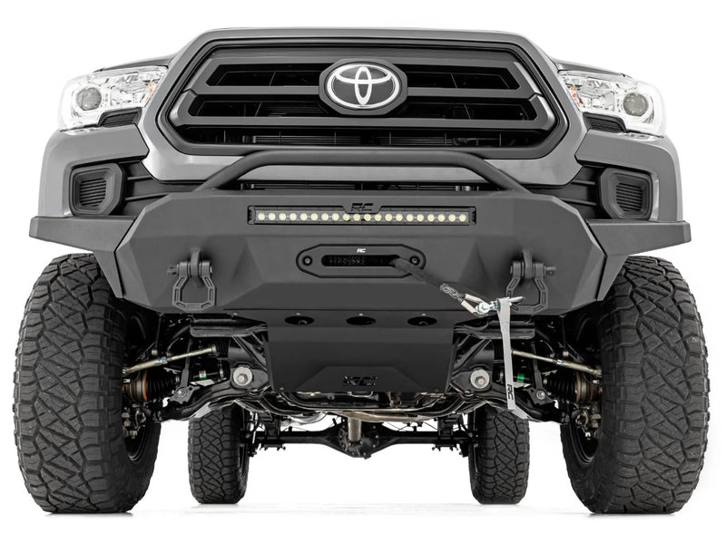 FRONT HYBRID HIGH CLEARANCE BUMPER | TOYOTA TACOMA (2016-2022) w/ PRO12000S Winch