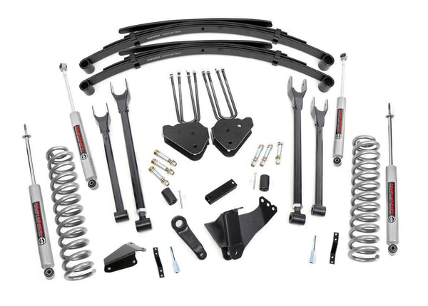 6in Ford 4-Link Suspension Lift System for 2005-2007 Ford F-250 F-350 Super Duty 4WD