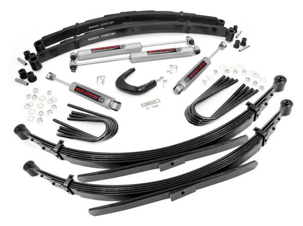 4in GM Suspension Lift System for 1977-1987 Chevy GMC Pickup Suburban 4WD (56in Rear Springs)