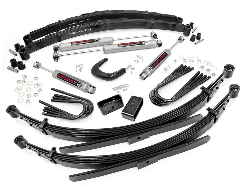 6in GM Suspension Lift Kit for 1977-1991 GMC Chevy Pickup Suburban 4WD (56" Rear Springs)