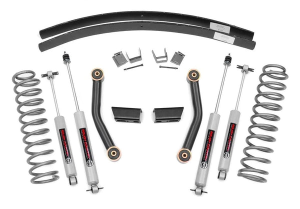 3in Jeep Suspension Lift Kit for 1984-2001 Jeep Cherokee XJ 2WD 4WD