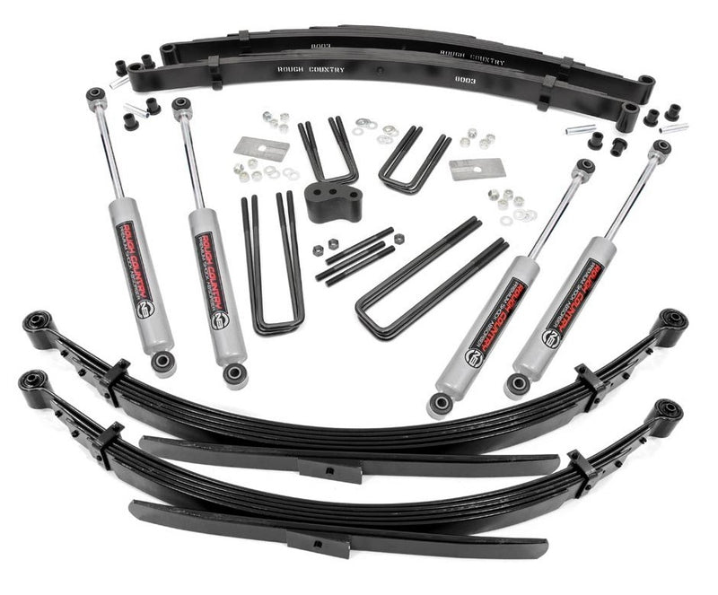 4in Dodge Suspension Lift System (Dana 44) for 1977-1993 Dodge W Series Pickup 4WD