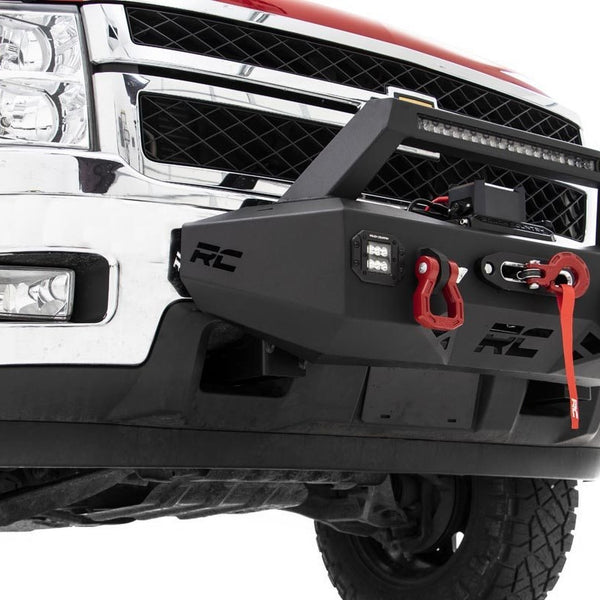Front Steel Bumper Bracket Set (LH & RH) – Impact Bar For Silverado 2500/3500 HD