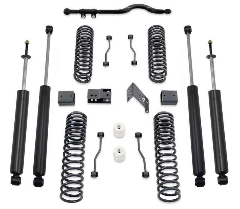 2007-2018 Jeep Wrangler JK 2WD/4WD 4.5" Coil Lift Kit w/ Front Track Bar And MaxTrac Shocks