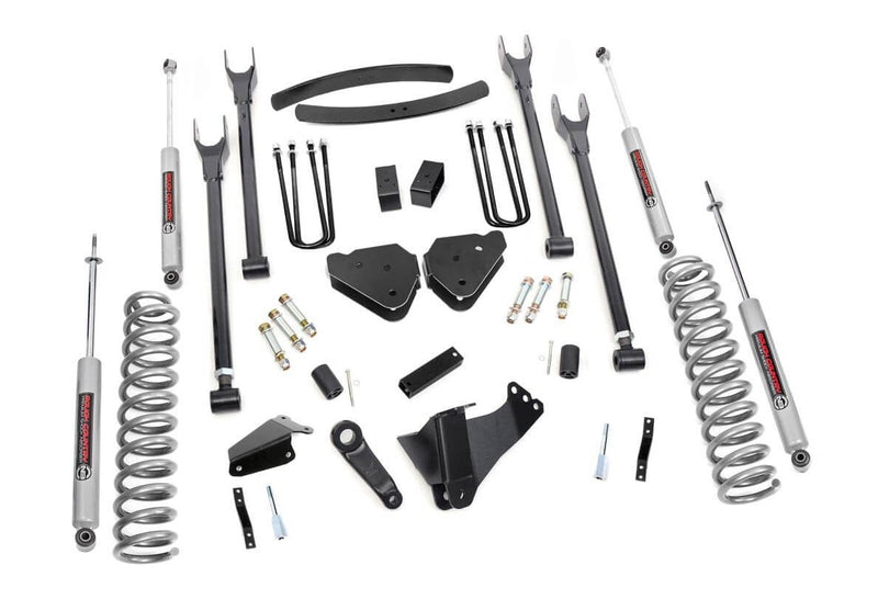 6in Ford 4-Link Suspension Lift Kit for 2005-2007 Ford F-250 F-350 Super Duty 4WD