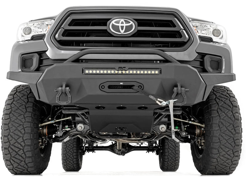 FRONT HYBRID HIGH CLEARANCE BUMPER | TOYOTA TACOMA (2016-2022) w/ PRO9500S Winch