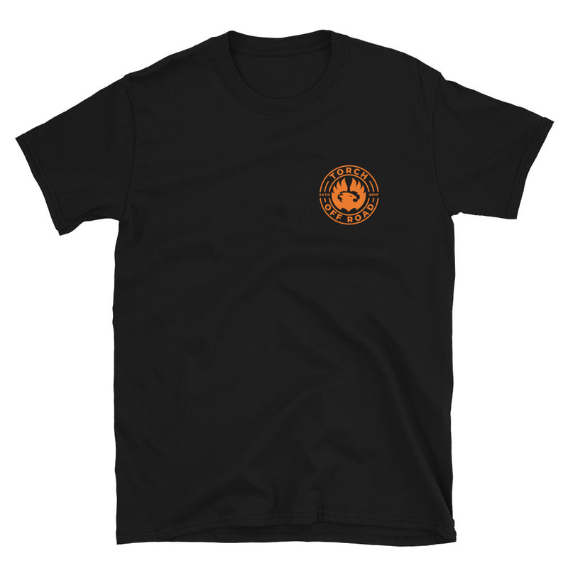 Short-Sleeve Unisex T-Shirt (Orange Logo)